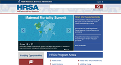 Desktop Screenshot of hrsa.gov